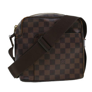 LOUIS VUITTON Damier Ebene Olaf PM Shoulder Bag N41442 LV Auth bs5247